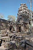 Ta Prohm temple - the south-west courtyard within the third and second enclosure